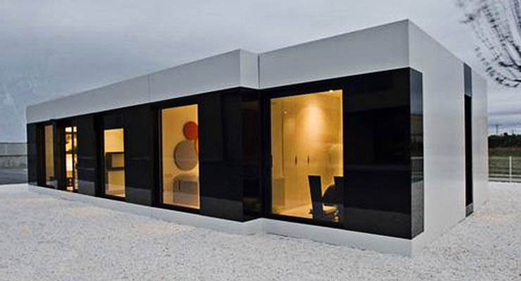 Casa prefabricada minimalista moderna