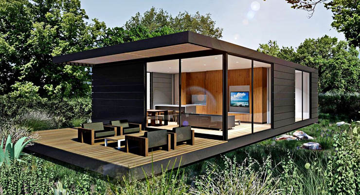 Casa prefabricada minimalista: Modelo 2