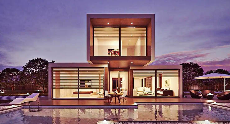 Casa modular con diseño arquitectónico
