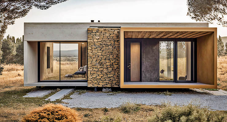Casa prefabricada en Huesca minimalista