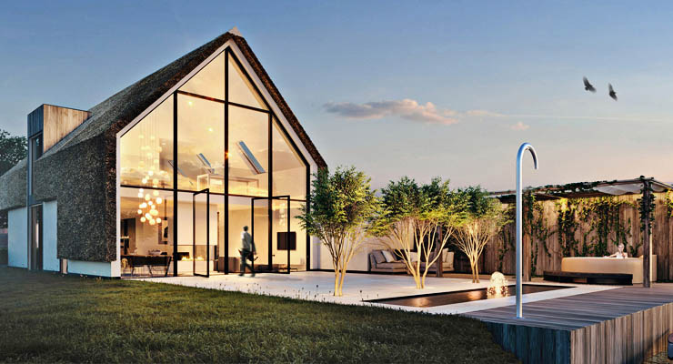 Casa prefabricada en Albacete con formato alpino